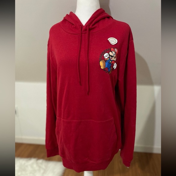 Super Mario Red Hoodie NEW - Picture 3 of 6